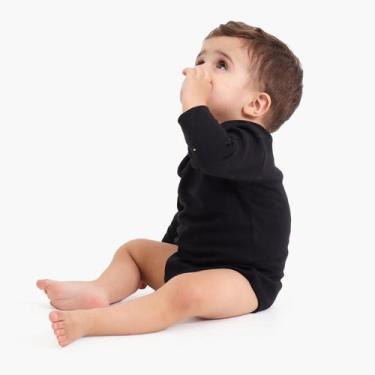 Imagem de Body Bebê Manga Longa - Techmalhas, Preto, G