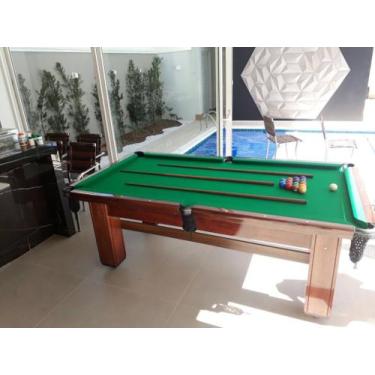 Imagem de Mesa de Sinuca e Bilhar Diver Madeira Maciça Carlin Bilhares Superfíci