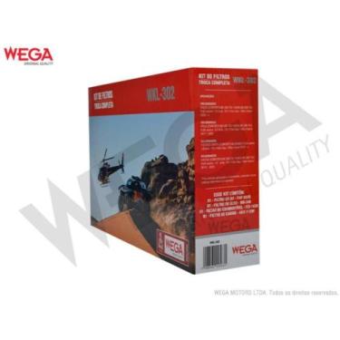 Imagem de Kit filtros Vw Virtus 2017 a 2023 Wega WKL-302