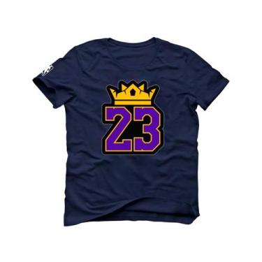 Imagem de Camiseta King James 23 Basquete LakerNation Cavalier Heatt - Loja Whit