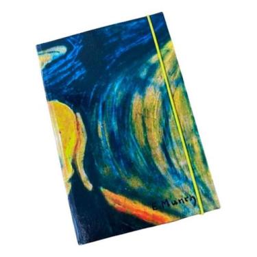 Imagem de Caderno Sketchbook Grande - Capa O Grito - Edvard Munch - 21x14cm - Se