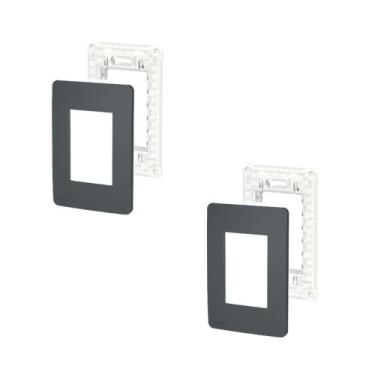 Imagem de 2 Placa/Espelho Stellar Black 4x2 S730103294 Orion Schneider