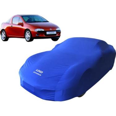 Imagem de Capa Para Carro De Tecido Lycra Chevrolet Tigra Anti-risco - Mz, Azul