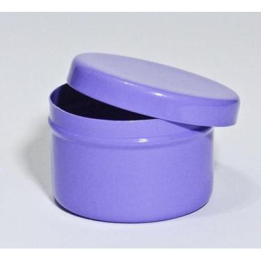 Imagem de Kit com 10 lata para bem casado em aluminio colorido - aluminios e cia