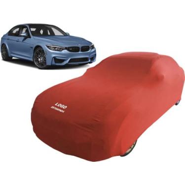 Imagem de Capa De Tecido Helanca Para Carro Proteção  Bmw M3 - Mz, Vermelha