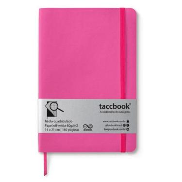 Imagem de Caderno Quadriculado taccbook Rosa 14x21 Flex