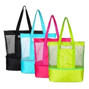 Imagem de Bolsa De Praia Fundo Térmico Bolsa 2 Em 1 Bolsa Telinha - BDM