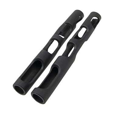 Imagem de Corretor de postura de arco de violino de borracha Yootones compatível com violinos de tamanho 3/4-4/4 (preto)