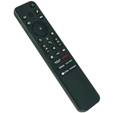 Imagem de Controle remoto de voz de substituição RMF-TX810U compatível com Sony 43 55 65 75 80 215.9 cm X77L X77CL X80L X85L Series 4K Ultra HD HDR LED Google TV (2023) KD-85X77L KD-65X77CL KD-55X80L KD-66 5 x