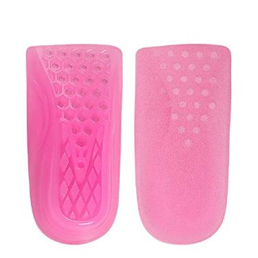 Imagem de Almofadas de salto para aumento de meia altura, palmilha para elevação do sapato, almofada metatarsal para fascite plantar, dor no calcanhar, esporão ósseo, suporte do arco, comprimento da perna