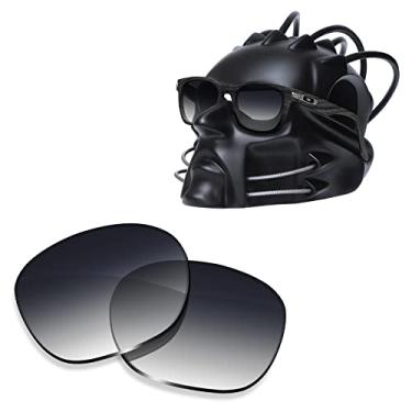 Imagem de ToughAsNails Lentes de substituição para óculos de sol Oakley Garage Rock OO9175 – HyperVision Plus Cinza dégradé – Polarizadas