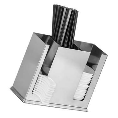 Imagem de Suporte de Utensílios de Aço Inoxidável de Grande Capacidade, Rack de Secagem para Colher de Pauzinhos Com Furos de Drenagem, Adequado para Casa, Restaurante, Cozinha,