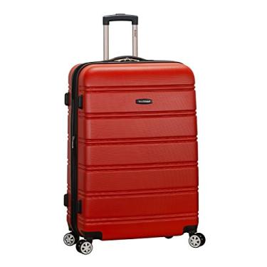 Imagem de Rockland Mala de rodinha expansível Melbourne Hardside, Vermelho, Carry-On 20-Inch, Melbourne Mala expansível com rodas giratórias