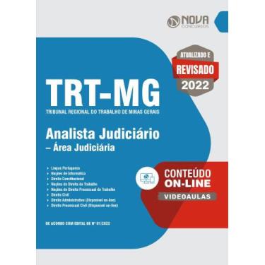 Imagem de Apostila TRT-MG - Analista Judiciário  Área Judiciária - Nova Concurso