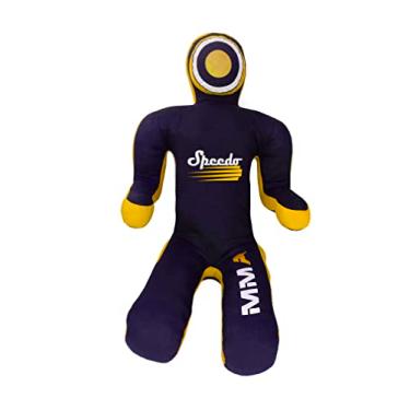 Imagem de Speedo Sports BJJ Brazilian JIU Jitsu Wrestling Dummy for Grappling Submission Mixed Martial Arts MMA Training Punching Throwing Boxing Bag Practice Karate Judô Defence - NÃO PREENCHIDO (1,2 m, Preto