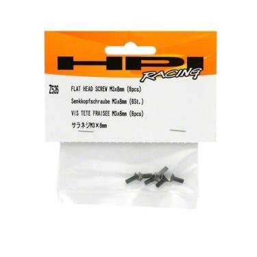 Imagem de Parafuso phillips m3x8mm (6pçs) de automodelo hpiz526