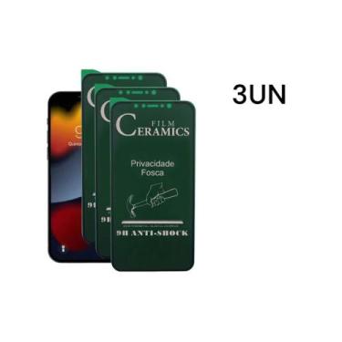 Imagem de 3UN Película Fosca Anti Espião Privacidade Para Iphone 13 PRO MAX - LX