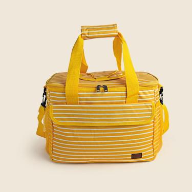 Imagem de Bolsa Térmica Listras Amarelo 23L - A\CASA