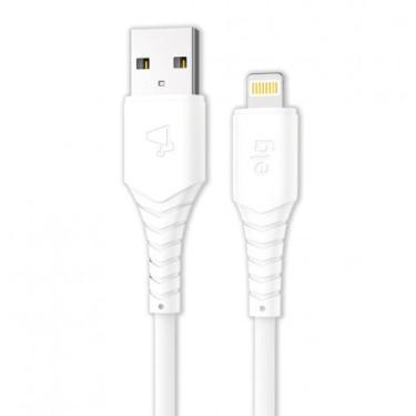 Imagem de Cabo 2.4A Apple Lightning 8 Pinos Emborrachado 1,2M Branco L812W