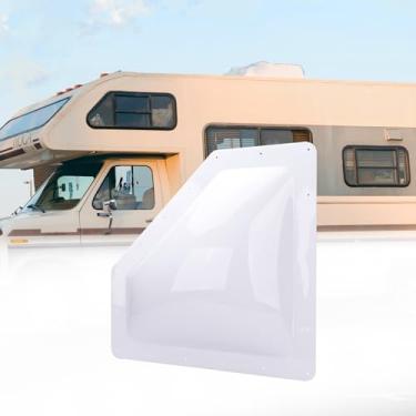 Imagem de RVGUARD Cúpula externa de substituição de claraboia para trailers e motorhomes, dimensão externa: 61 cm x 28 cm, dimensão da cúpula: 50 cm x 20 cm x 10 cm, impermeável, resistente a UV, fácil