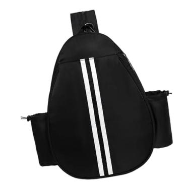 Imagem de Deevoka Mochila de tênis Backpack MultiPurisse Lightweight com garrafinha de água Bolsa de raquete multifuncional de badminton bolsa, Preto