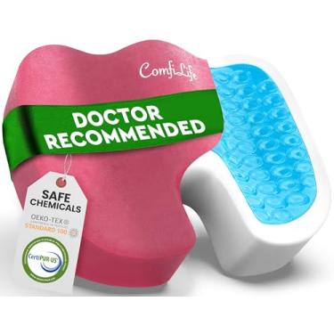 Imagem de ComfiLife Almofada de assento melhorada em gel para cadeira de mesa – gel premium + almofada de espuma viscoelástica para cadeira de escritório, almofada de assento de carro para dirigir, jogos –