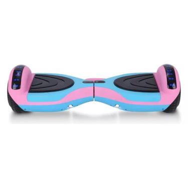 Imagem de Hoverboad Overboard Skate Eletrico 6.5 Baka Sports Rosa Azul