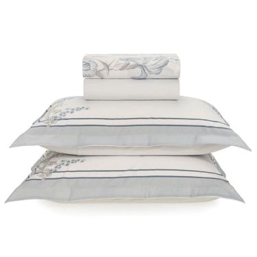 Imagem de Jogo Cama King 200 Fios Karsten Catarina Azul