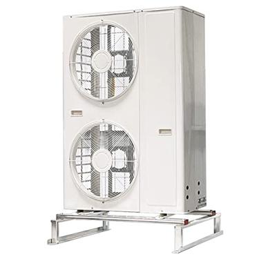 Imagem de Suporte de ar condicionado, suporte de chão resistente para mini ar condicionado dividido sem dutos, suporte condensador de aço inoxidável 304, suporte de manipulador de ar, base de bomba de calor