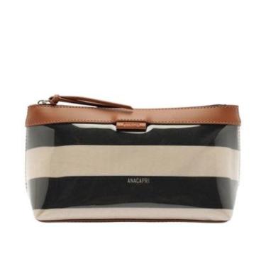 Imagem de Necessaire AnaCapri Média Listras Vinil Feminina-Feminino