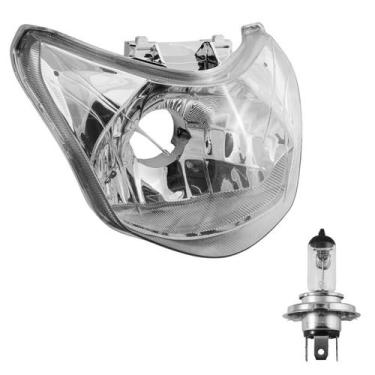 Imagem de Bloco Óptico Pop 110/110i / Acompanha Lâmpada Biodo H4 - Projeção Moto