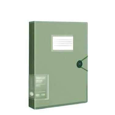 Imagem de Pastas de Arquivo Pasta de livro de dados A4 Inserção transparente Pasta de arquivo de várias camadas Pasta de classificação e organização de folhas soltas Pasta de armazenamento de arquivo de 80 pági