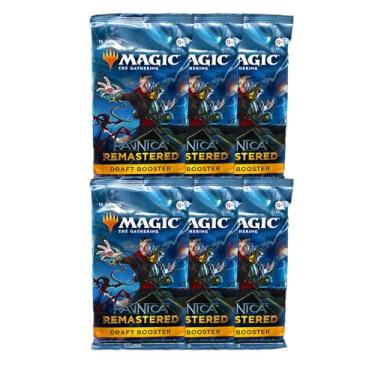 Imagem de 6 Packs Magic: The Gathering Draft Booster Pack Lot MTG Ravnica Remastered