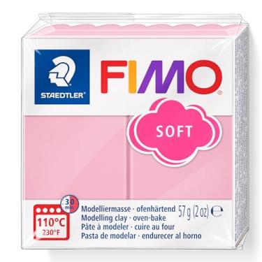 Imagem de STAEDTLER Massa de Modelar Profissional FIMO Soft 57g (1 Unidade) Strawberry Cream - 8020-T21 - Argila Polímera Para Biscuit que Endurece no Forno – Ideal para Artesanato, Miniaturas e Bijuterias