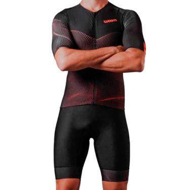Imagem de Macaquinho Triathlon Woom 140 Crush Masculino Coleção 2024, Preto, M
