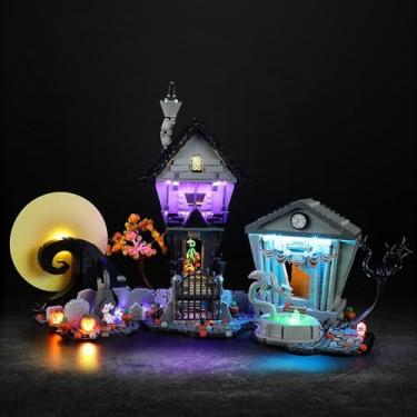 Imagem de Vaodest LED Light for Lego 21351 Disney Tim Burton's The Nightmare Before Christmas Set,Design and Configuration Compatible with Model 21351(LED Light Only, Not Building Block Kit)