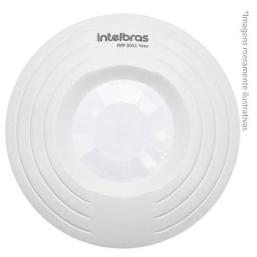 Imagem de Sensor de Presença Infravermelho IVP 3011 TETO Intelbras Com Fio Passi