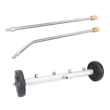 Imagem de Lavadora de Pressão Limpador de Material Rodante, 17,7 Polegadas de Arruela de Arruela de Arruela de Pressão Arruente Sob Limpador de Carros Com Varinha de Extensão Sob o