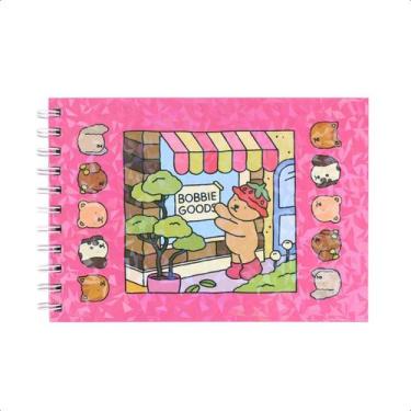 Imagem de Livro de Colorir Caderno Bobbie Goods Capa Dura Holográfica 48 Páginas