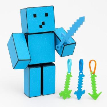 Imagem de Boneco problems 25cm brinquedo minecraft original coleção - ALGAZARRA
