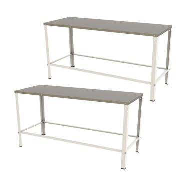 Imagem de Kit - 2 Mesa Panificadora Desmontável 600x870x1600 Mbr-015 - Braesi