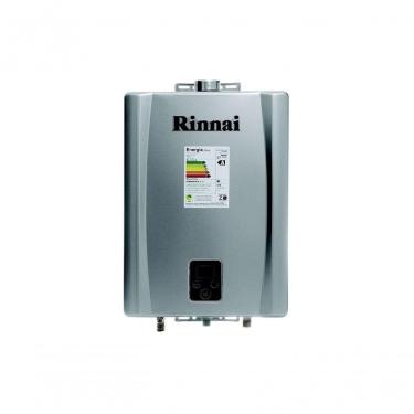 Imagem de Aquecedor De Agua A Gás Eletrônico 17l E17 Rinnai Glp Prata