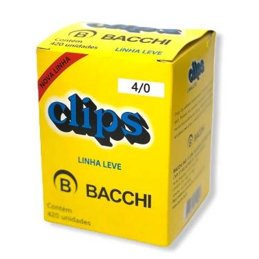 Imagem de Clips Galvanizado Linha Leve Bacchi 4/0 C/420