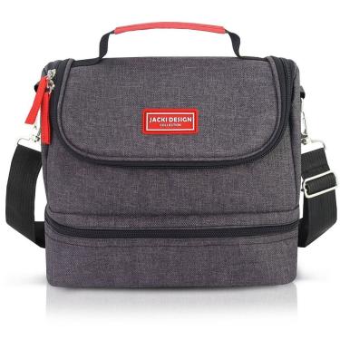 Imagem de Bolsa Térmica C/ 2 Compartimentos Vibe Preto