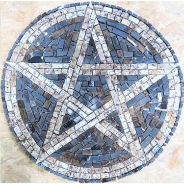 Imagem de Mandala Simbólica Pentagrama Tamanho 60cm