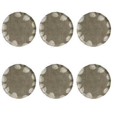 Imagem de Conjunto De Pratos Rasos 06 Peças Bio Seiva Porto Brasil