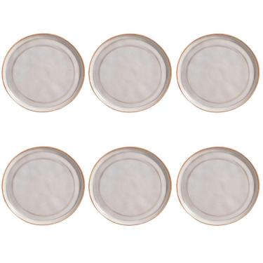 Imagem de Conjunto De Pratos Rasos 06 Peças Bio Tempus Porto Brasil