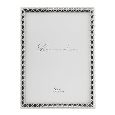 Imagem de Lawrence Frames Moldura de metal fundido prata 12 x 17 cm - Design cruzado inspirado no designer