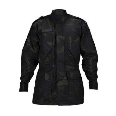 Imagem de Gandola Tatica 005 Safo Militar Camuflada, Multicam, Black, XG