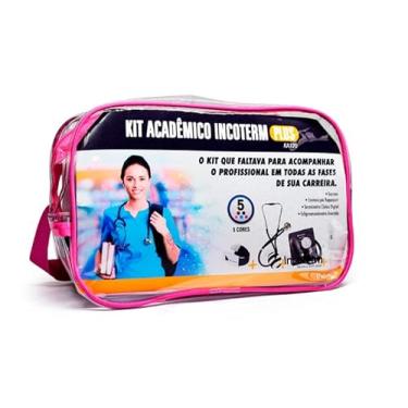 Imagem de Kit Acadêmico Plus KA120 Pink Incoterm